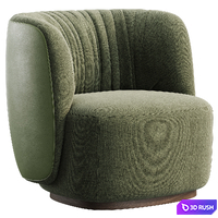 Sipario Lounge Chair by Ghidini 1961 3D Model Corona