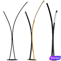 Twin Cattelan Italia by STC Studio Floor Lamp 3D Model Vray, Corona