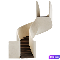 Spiral staircase 1 3D Model Corona