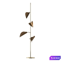 ARACEA Floor lamp By Visionnaire 3D Model Vray, Corona