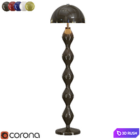 Drop Mushroom 3D Model Corona
