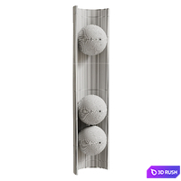 Wall Lights Lena Globe Wall Light 3D Model Corona