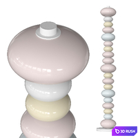 Floor lamp Loft It Macaroon 3D Model Corona