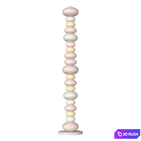 Floor lamp Loft It Macaroon 3D Model Corona