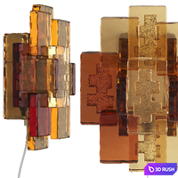 Wall Lamp by Holm Srensen 3D Model Corona