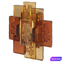 Wall Lamp by Holm Srensen 3D Model Corona