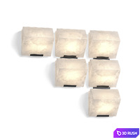 Alabaster Modern Wall Lamp 3D Model Corona