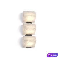 Alabaster Modern Wall Lamp 3D Model Corona