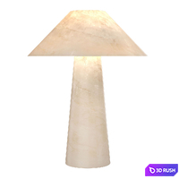 Mycena Round Stone Table Lamp 3D Model Vray, Corona