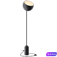 Floor lamp swivel Zinor La Redoute 3D Model Corona