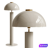 Seta floor lamp made of metal Seta 3D Model Corona