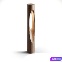 Scoop LED Bollard 3D Model Vray, Corona