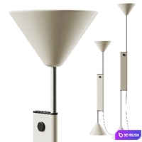Hay Twist Floor Lamp 3D Model Vray, Corona