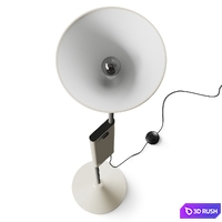 Hay Twist Floor Lamp 3D Model Vray, Corona