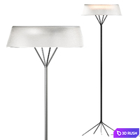 Hanging Vibia Lily Floor Lamp 3D Model Vray, Corona