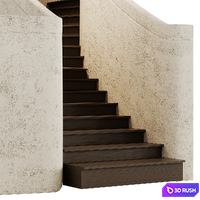 Spiral staircase 1 3D Model Corona