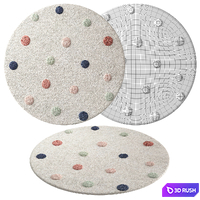 Kids rugs set | Petite Amelie [02] 3D Model Corona