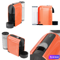Cofe mashine NESPRESSO DeLonghi EN 110 GY 3D Model Vray