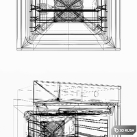Oven Miele - H 6461 B 3D Model Vray, Corona