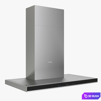 Siemens Wall Chimney hood iQ700 LC98BA572 90cm 3D Model Vray