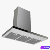 Siemens Wall Chimney hood iQ700 LC98BA572 90cm 3D Model Vray