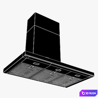 Siemens Wall Chimney hood iQ700 LC98BA572 90cm 3D Model Vray