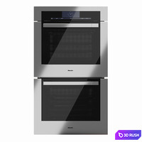 Convection Oven Miele H 6780 BP2 3D Model Vray, Corona