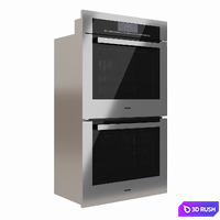 Convection Oven Miele H 6780 BP2 3D Model Vray, Corona