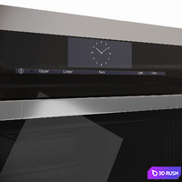 Convection Oven Miele H 6780 BP2 3D Model Vray, Corona