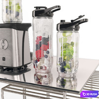Xiaomi Circle Kitchen 3D Model Corona