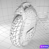 Monowheel Ninebot One Z10 3D Model Vray