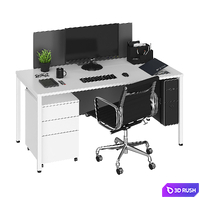 Vitra Office Black Kit 3D Model Vray, Corona