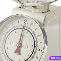 Kitchen appliance. Retro-style scales. 3D Model Vray, Corona
