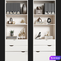 Work place 07 3D Model Vray, Corona