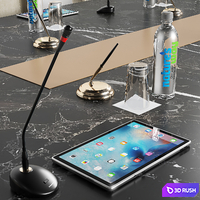 Conference table 05 3D Model Vray, Corona