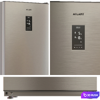 Refrigerator set Atlant 3D Model Vray, Corona