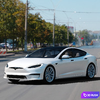 Tesla Model S 2021 3D Model Corona