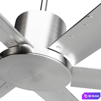 Ceiling fan ANDROS 3D Model Vray, Corona