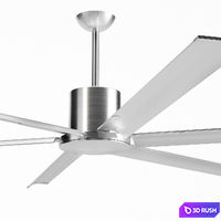 Ceiling fan ANDROS 3D Model Vray, Corona