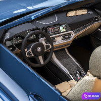 BMW 4 Series Convertible 430i 3D Model Corona