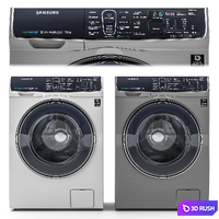 Washing machine Samsung WW5100R 3D Model Corona