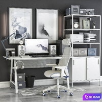 Workstation 3D Model Vray, Corona