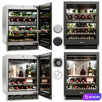 Miele  wine-units01 3D Model Vray, Corona