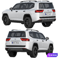 Toyota Land Cruiser GR-Sport 2022 3D Model Corona