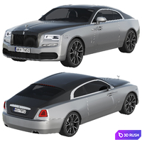 Rolls-Royce Wraith 3D Model Corona