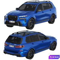 BMW X7 M60i 2023 3D Model Corona