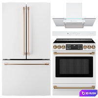 GE Cafe 3 Piece Kitchen Appliances Package 02 3D Model Vray, Corona