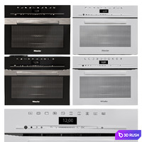 Miele Kitchen Appliances 3D Model Vray, Corona