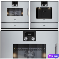 Gaggenau appliance set 03 3D Model Vray, Corona