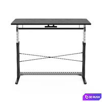 Computer gaming desk  black and white. 3D Model Vray, Corona